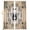 Brown, variant on Vintage Bees Crowns Blackout Curtains for Bedroom/Living Room, Pinch Pleated Black Out Curtains, Rustic Leaves Rings Burlap Room Darkening Window Drapes with Hooks 2 Panels, 39"x70"