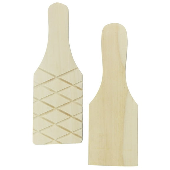 2 Pcs Wooden Paddle DIY Clay Tool Ceramics Paddles Pottery Supplies