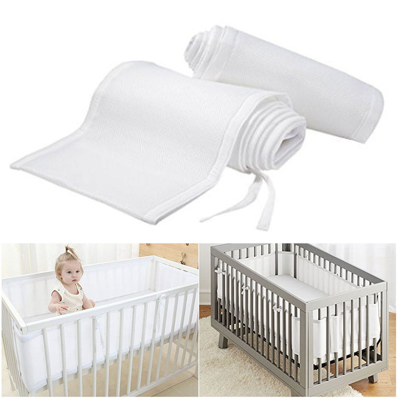 breathable cot bed bumper