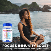 Memory Defender Brain Support Supplement Capsules Advanced Formula Pills 120 Capsules