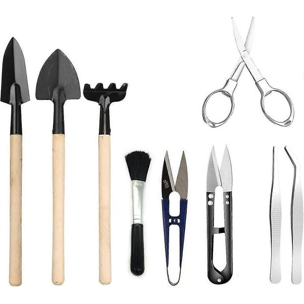 Tools For Bonsai,bonsai Tools,mini Gardening Tools,gardening Tool Set,mini Wooden Hand Tool Set