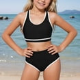 thumbnail image 5 of G-irls Two Piece T-ankini Swimsuit Set UPF 50+ Sun Protection Rash Guard with Swim Shorts for Beach Pool, 5 of 5