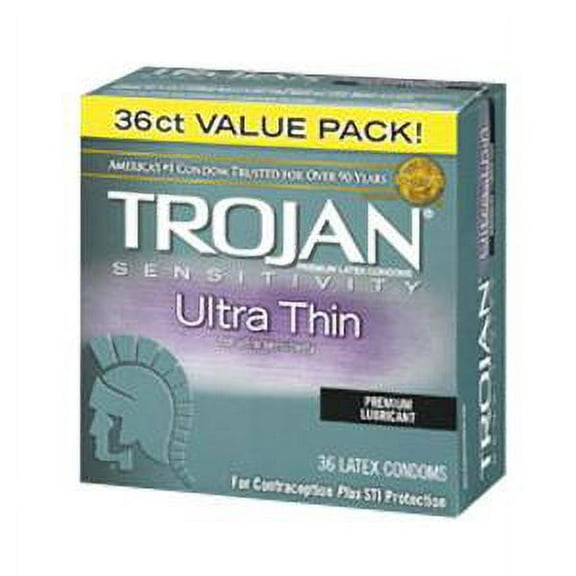 Trojan Sensitivity  Ultra Thin Condom Box of 36