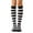 Black and white wide, variant on Colorful Stripe Knee Highs Socks for Women, Cosplay Stockings Halloween Costume Accessories Sporty Tube Socks