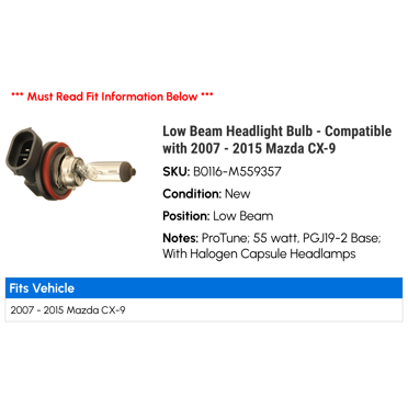 Lunex H9 Night Vision 709 Halogen Bulbs – 12V 65W 3600K White (2-Pack)