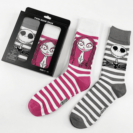 

Nightmare Before Christmas Mens Multi pack Socks (10-13 Mens (Shoe: 6-12.5) Jack 2 Pack)
