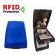 thumbnail image 4 of Bolsa Aleación de aluminio RFID Bank Card Holder Hombres Mujeres Wallet Card Case (Azul) Ehuebsd Nuevos Originales, 4 of 6