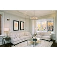thumbnail image 2 of Kalco 509145OSL Prado 3 Light 17" Wide Semi-Flush Drum Ceiling Fixture - Silver, 2 of 2