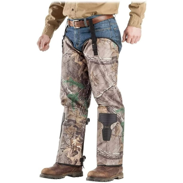ForEverlast Snake Guard Chaps, Camouflage Hunting Gear with Full Protection for Legs from Snake