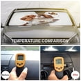 thumbnail image 2 of Cavalier King Charles Spaniel Dog Print Car Windshield Sun Shade Block UV Rays Sun Visor Protector Accordion Folding Sunshade Keep Vehicle Cool&Damage Free 51"x28", 2 of 7
