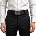 thumbnail image 4 of Babomareon Nylon Mens Belt Adjustable Casual Outdoor Woven Belt with Metal Star Buckle, 4 of 10
