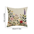 thumbnail image 2 of Pillowcase For Bedroom Bedding And Sofa Decoration 45 cm x 45 cm Polyester Beige, 2 of 6