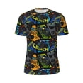 thumbnail image 5 of Wukai Off-Road Vehicle Print Men's Short-Sleeved Mesh T-Shirt,Quick-Dry Short Sleeve Workout T-Shirt-6X-Large, 5 of 8