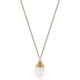 thumbnail image 1 of Collar con colgante de cristal en forma de lágrima Yashi de oro de 14 k Cuarzo rosa, 1 of 5