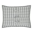 thumbnail image 4 of VHC Brands Sawyer Mill Patchwork Standard Sham, Black, 21x27, 4 of 6