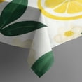 thumbnail image 3 of Lemon Pattern Rectangle Tablecloth 60"x84",Waterproof Polyester Rectangle Table Cloth, Wipeable Spillproof Polyester Tablecloth for Dining, Camping, Indoor and Outdoor, 3 of 5