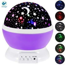 Deago Night Light Projector for Bedroom Multifunctional Star Projector Lamp for Kids Decorating Birthdays Christmas Parties and Home Detor (Purple)