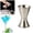 A, variant on 304 Stainless Steel Cocktail Double Jigger Japanese Style Measuring Oz Cup Bar Tool Shot for Bartending Bartender Jiggers Ounce Measurements Alcohol Drink Markings Perfect Party Silver Kitchen T
