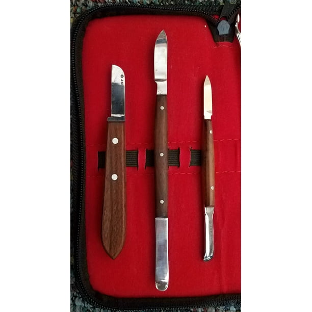 KIT of 3 DENTAL LAB KNIVES