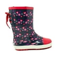 thumbnail image 2 of Kids Forever Young Rubber Rain Boots With Faux Fur linning, Kids Shoes, Garden Boots,Everyday Shoes Size 11-3, 2 of 3