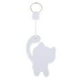 thumbnail image 2 of Yacht Sailing Boating Floating Key Ring Keyring Key Chain Float Kayaking Yacht Buoyant Cat White, 2 of 9