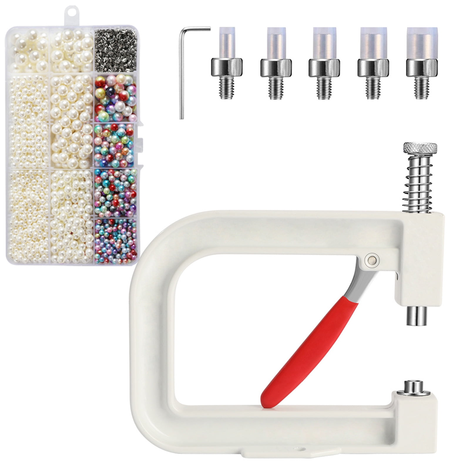 Portable Pearls Setting Machine Bead Making Machine Handmade Beading Accessories for Hat Shoes Clothes