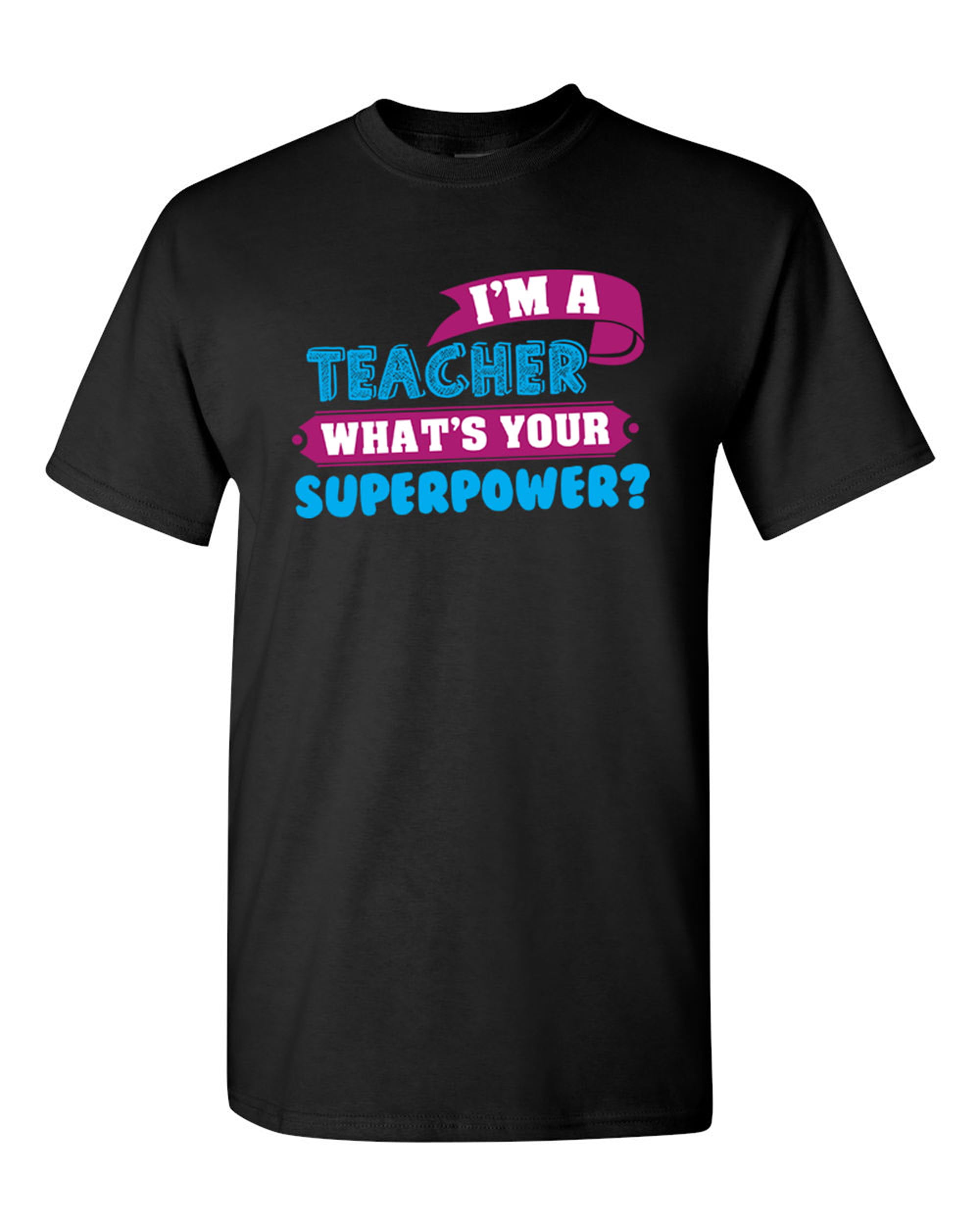 CafePress I Teach Math/Whats Your Superpo Baseball Shirt 
