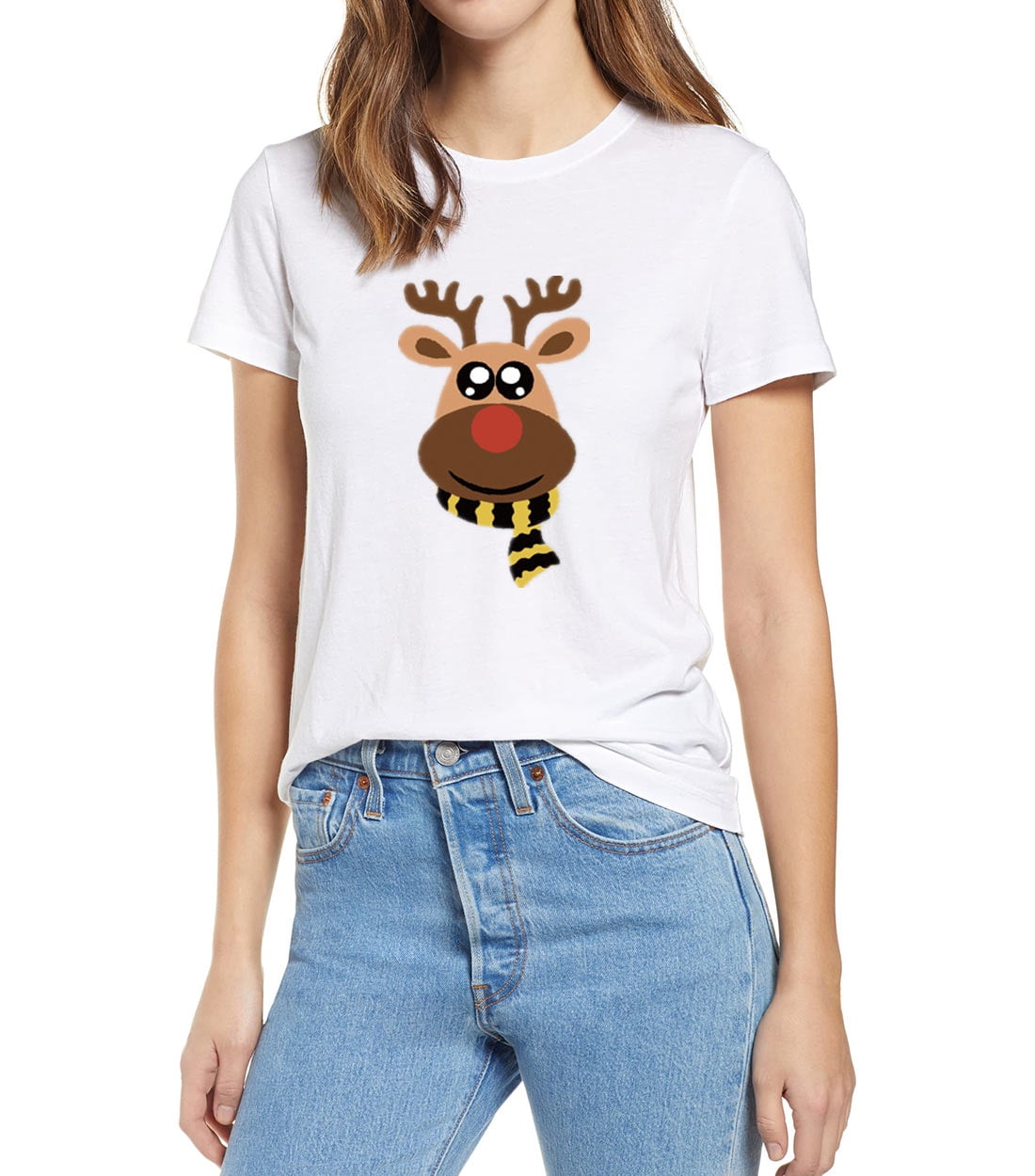 Cotton Short Sleeve Top Cat Lover Gift 