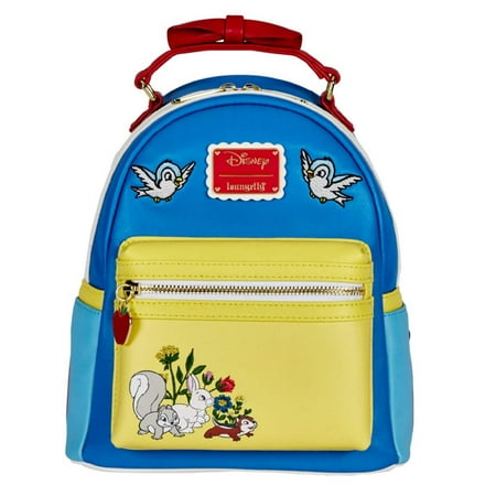 Loungefly Disney Snow White Cosplay Bow Handle Womens Double Strap Shoulder Bag Purse