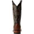 thumbnail image 3 of Ferrini 4039323100D Bottes à Bout Carré pour Hommes à Imprimé Caiman Crocodile - Sport Rouille, 10D, 3 of 7