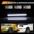 thumbnail image 5 of 2PCS Smoked Lens Front Side Marker Light Fender Light Turn Signal Light Turn Warning Light with White LED For 1991 1992 1993 1994 1995 Toyota MR-2 SW20 2nd Gen All Models, 5 of 7