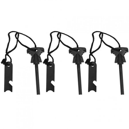 

3PCS Camping Sandwich Flint Butterfly Shaped Handle Fire Starter Outdoor Survival Tool