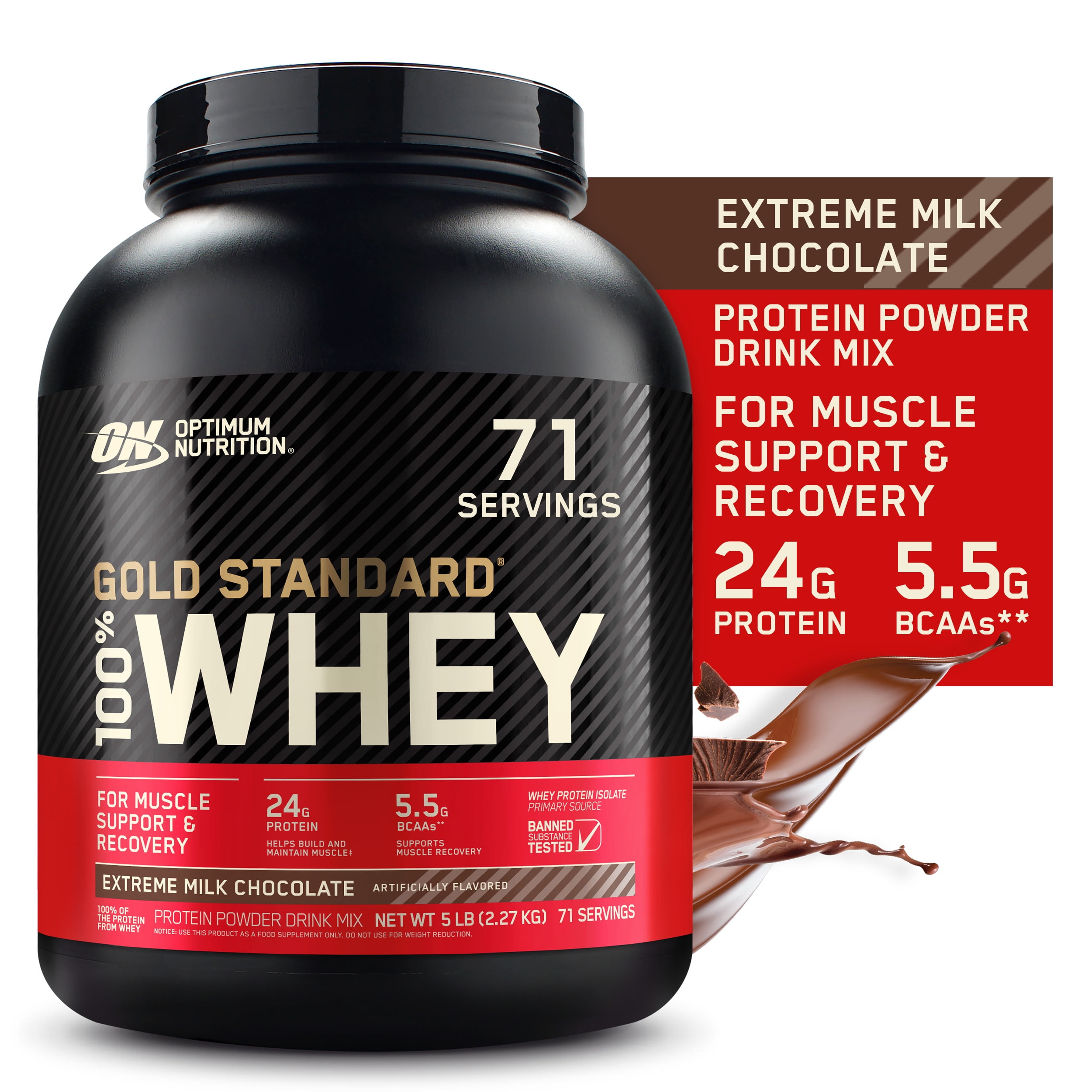 Optimum Nutrition 100 Gold Standard Whey Double Rich Chocolate 2lbs