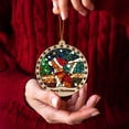 thumbnail image 3 of Cirnecodell Christmas Tree Dog Ornament, Cirnecodell Dog Christmas, Cirnecodell Dog SunCatcher ,Christmas Decoration, Christmas Keepsake, 3 of 4