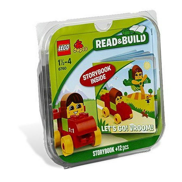 LEGO DUPLO Let's Go! Vroom! Bricks and Books Set