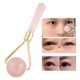 thumbnail image 4 of Masajeador facial con rodillo de jade portátil, instrumento de masaje facial antiarrugas para estiramiento de la piel, 4 of 8