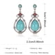 thumbnail image 2 of WILLBEST Paquete De Aretes Para Mujer Pendientes Geométricos De Turquesa Con Forma De Gota De Agua Para Mujer Pendientes De Piedras Preciosas Con Temperamento Vintage, 2 of 5