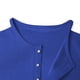 thumbnail image 4 of Camisetas Casuales de los Hombres Coloridos Cuello Redondo Manga Corta, 4 Botones Placa Músculo Camiseta para el Uso Diario, de Negocios, Fiesta Y Hogar, 4 of 8
