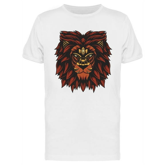 Abstract Lion Design T-Shirt Men -Image by Shutterstock, Male XX-Large