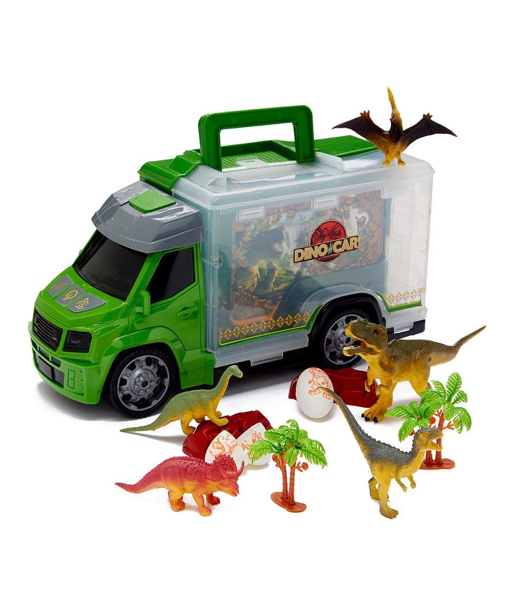 Think Dinosaur Truck transport car toy blue 