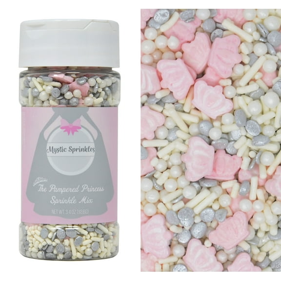 Mystic Sprinkles The Pampered Princess Sprinkle Mix 3.4 Ounce Bottle