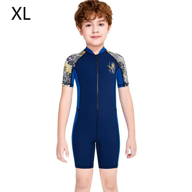 Combinaison De Plongée Shorty Néoprène 2 Mm Pour Enfants – UV50+, Douce Et Extensible, Fermeture YKK, Pour Natation, Snorkeling Et Plage