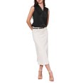thumbnail image 2 of Satin Tank Tops for Women Sleeveless V Neck Business Casual Satin Blouse Work Shirts L Black, 2 of 6
