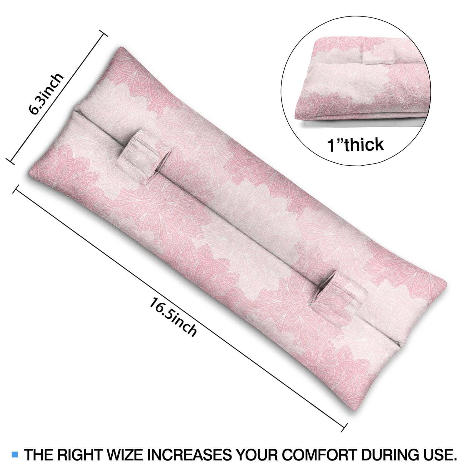 Chest Protection Seat Belt Pillow Post-Mastectomy Comfort Cushion (Bohemian)