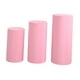 thumbnail image 5 of 3x Fundas De Pedestal Cilíndricas Decorativas Para Fiesta, Compromiso, Acción De Gracias, Rosa Claro, 5 of 8