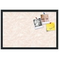 thumbnail image 2 of PinPix 27x18 Custom Cork Bulletin Board Peach White Poster Board Has a Fabric Style Canvas Finish, Framed in Peach White, by ArtToFrames (PinPix-1874), 2 of 5