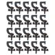 thumbnail image 1 of 20pcs G Type Atomizing Nozzles Professional Humidification and Cooling Misting Nozzles for Farm Garden Outdoor Refractive Microspray, 1 of 5