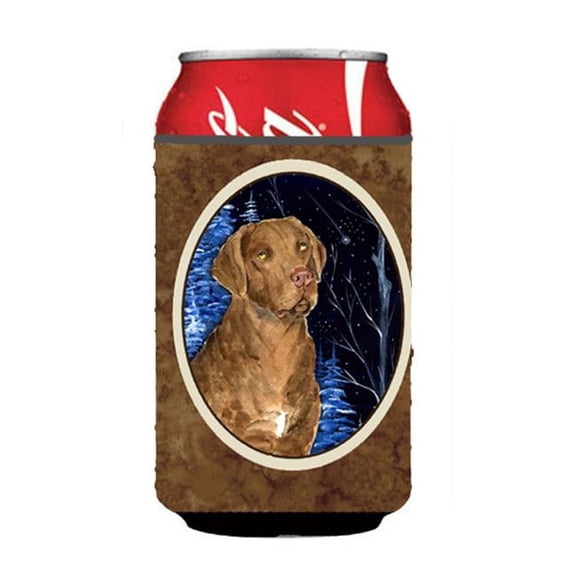 Starry Night Chesapeake Bay Retriever Can Or bottle sleeve Hugger