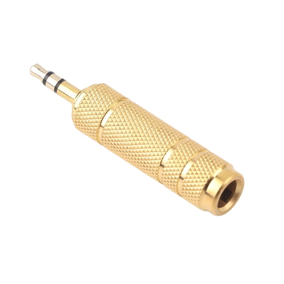 Male To Female Stereo Adapter Male To Female Stereo Connector 3.5mm Plug To 6.5mm Headphone Adapter 3.5mm Male To 6.5mm Female Stereo Audio Adapter Converter Adaptor For Headphone