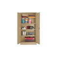 thumbnail image 5 of Unassembled Steel Storage Cabinet Recessed Handle 36"W x 18"D x 72"H, Tan, 5 of 7